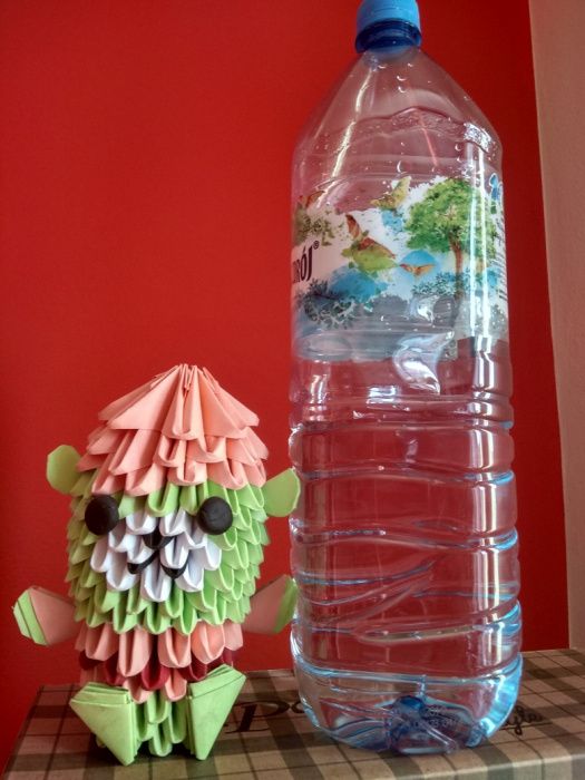 Miś origami modułowe