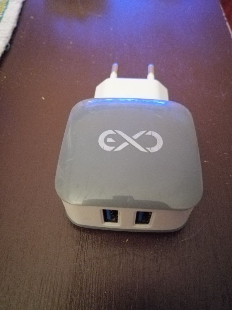 Ładowarka sieciowa 230v USB dwa wejścia 3A