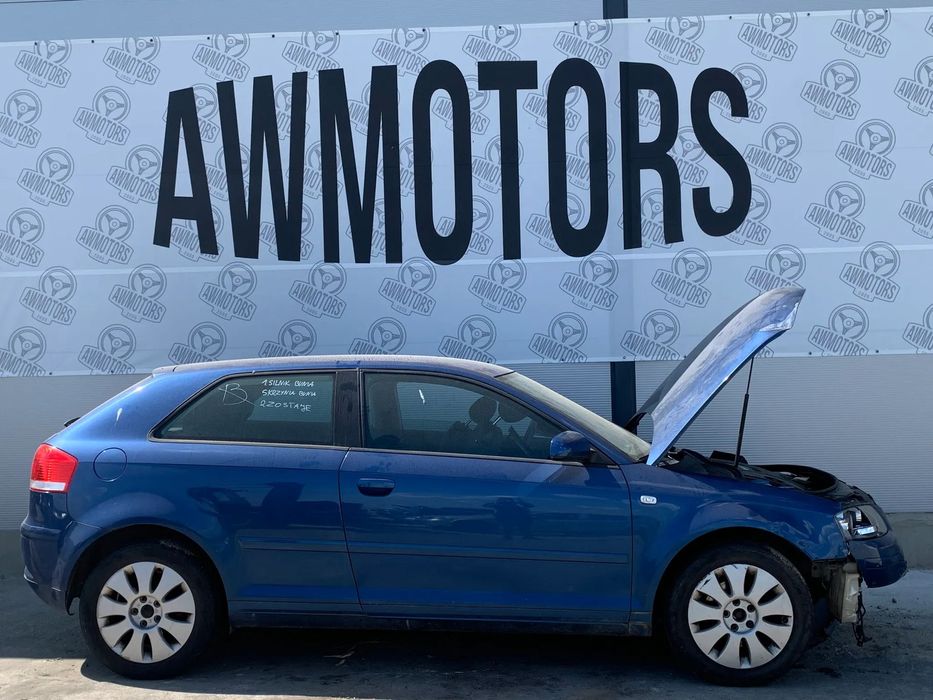 SILNIK AUDI A3 8P 2003 *SAMOCHÓD NA CZĘŚCI* 1900 MASKA LAMPA DRZWI LUSTERKO ZDERZAK GRILL BŁOTNIK KLAPA BELKA PRAWE LEWE PRZÓD TYŁ 2y/z5c