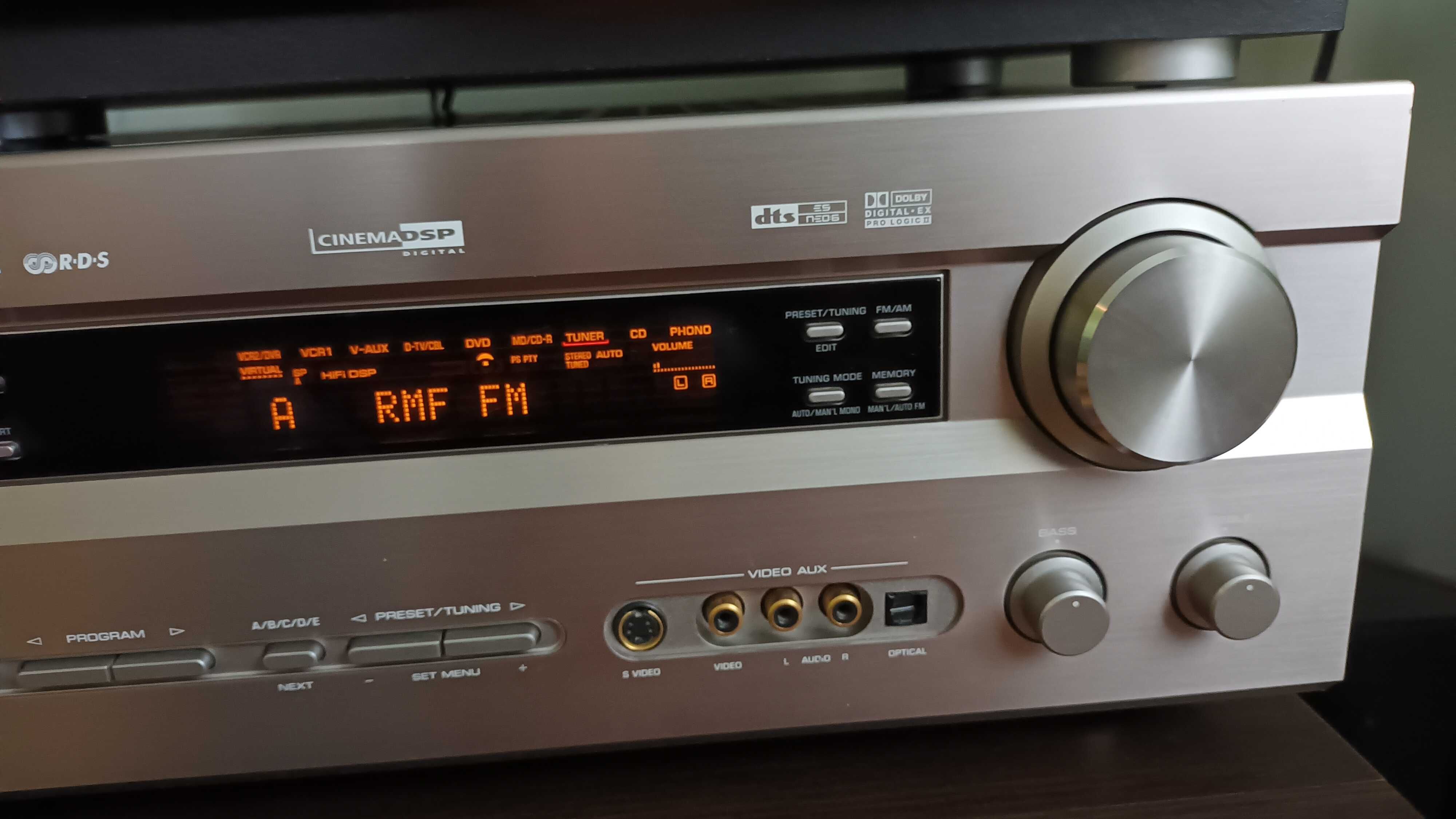 YAMAHA RX-V740 RDS  Amplituner  DTS Dolby + Pilot oryg.