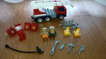 Klocki kompatybilne z Lego Duplo - straż pożarna