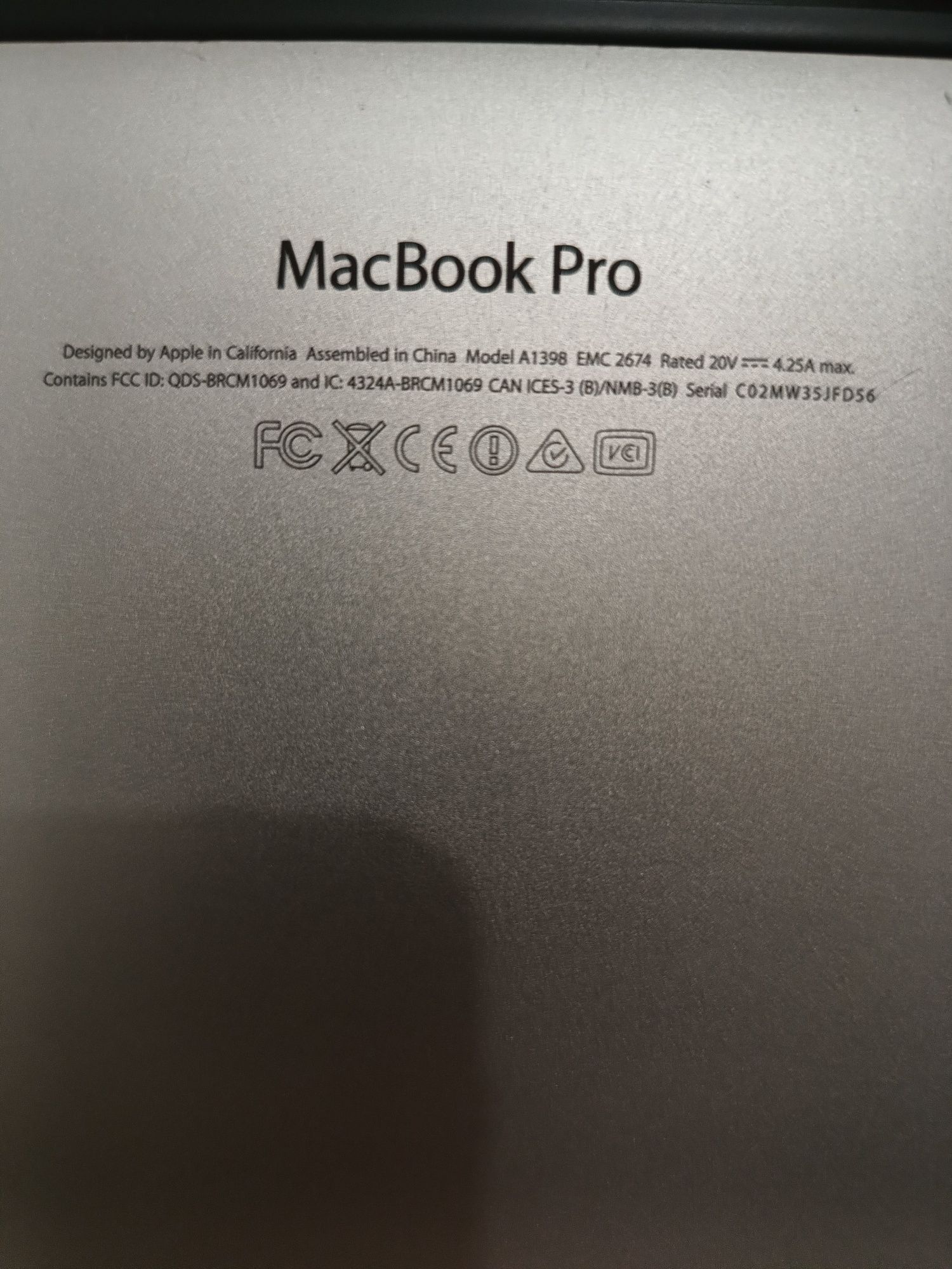 MacBook Pro 16/256/i7