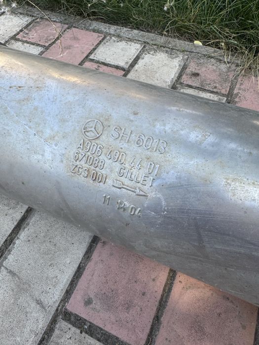 Глушитель - бочка на Mercedes Sprinter