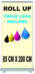 Roll-Up 85X200 Cm Przenośny System Reklamowy Wystawienniczy