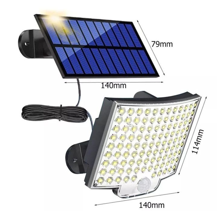 Прожектор на сонячні панелі