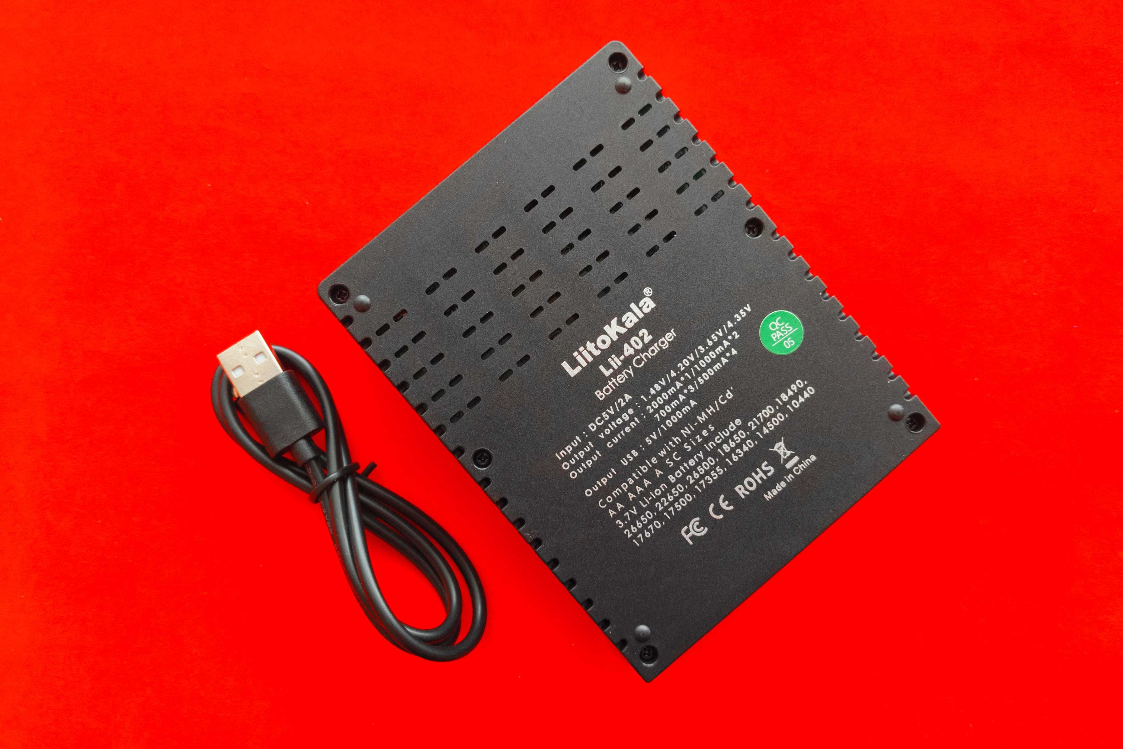 Зарядное Lii-402 LiitoKala USB зарядка аккумуляторов 18650