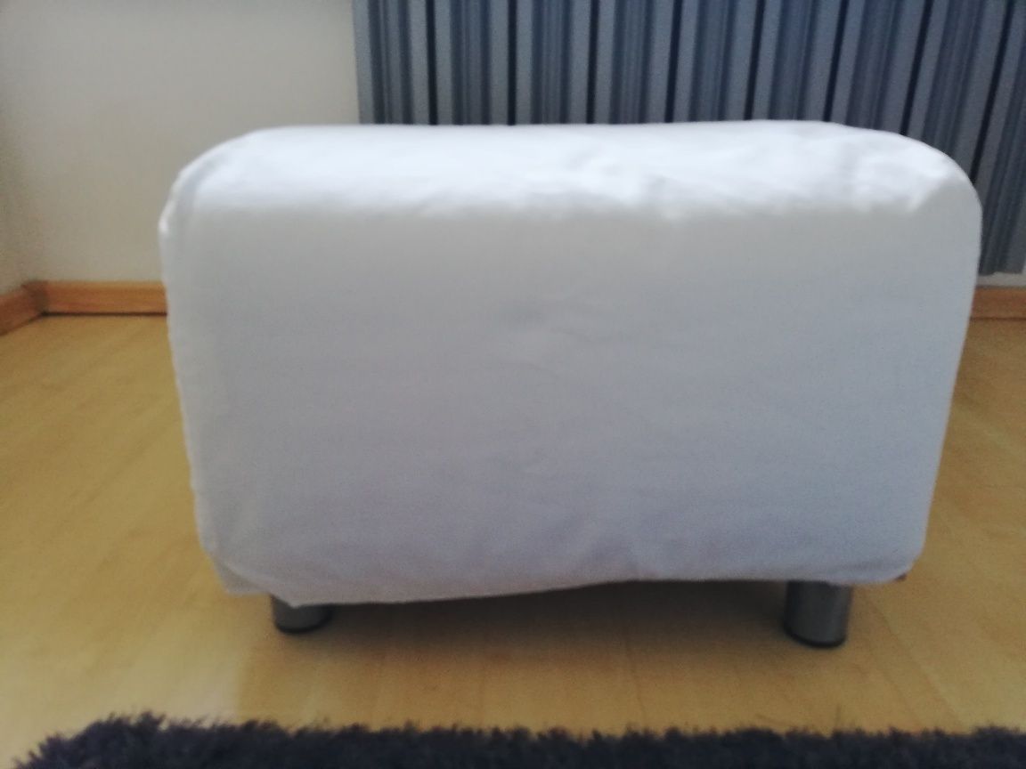 Pufy Ikea 2 szt białe
