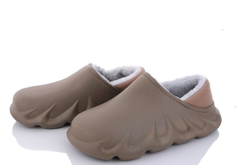 Теплые кроксы сабо, галоши для дачи резиновые, рабочая теплая обувь