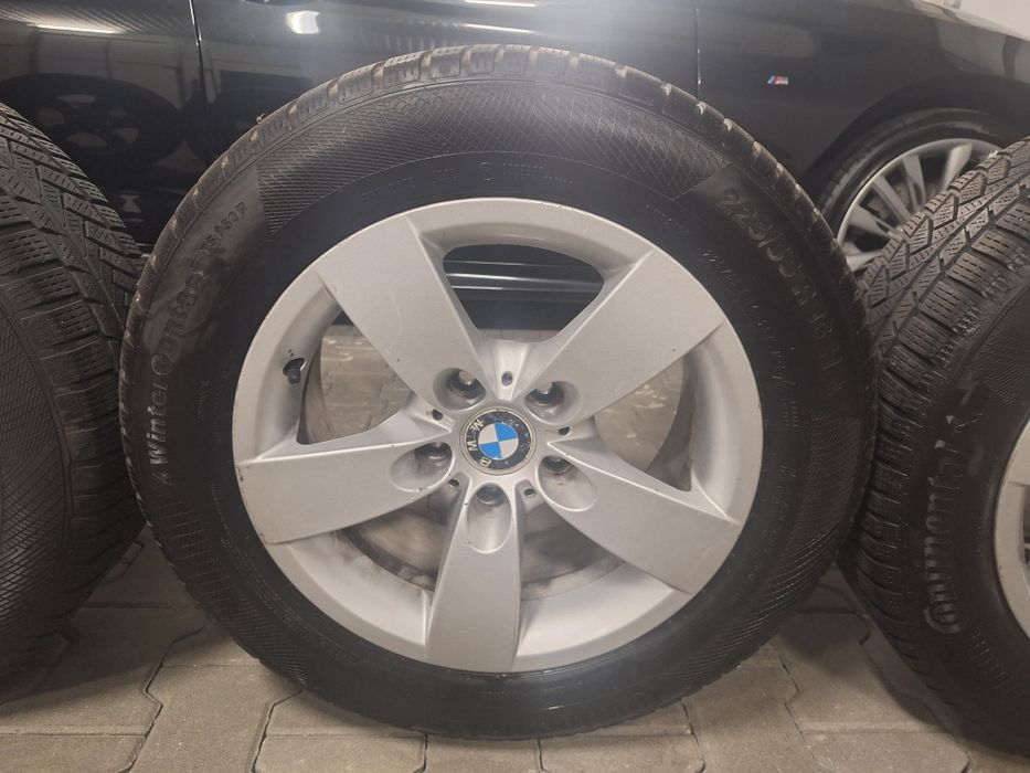 Komplet kół BMW 16 5x120 225/55R16 Continental E46 E36 E39 E90 E87 E60