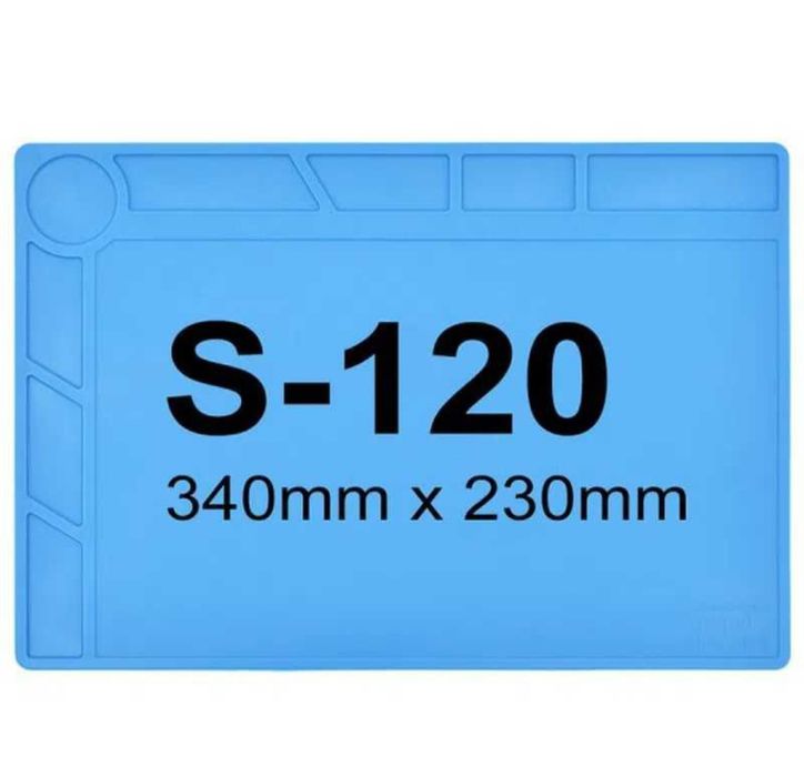 Килимок силіконовий термостійкий, для розборки і пайки S-120 (340*230)