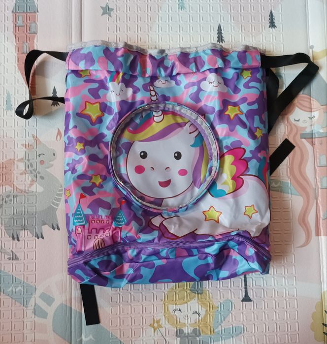 Plecak worek na basen plaże dziewczęcy nowy