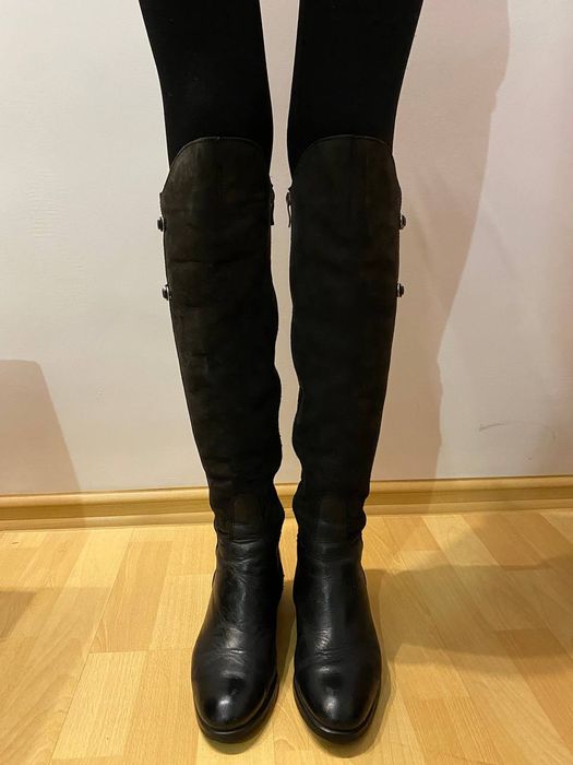 Чоботи жіночі шкіряні