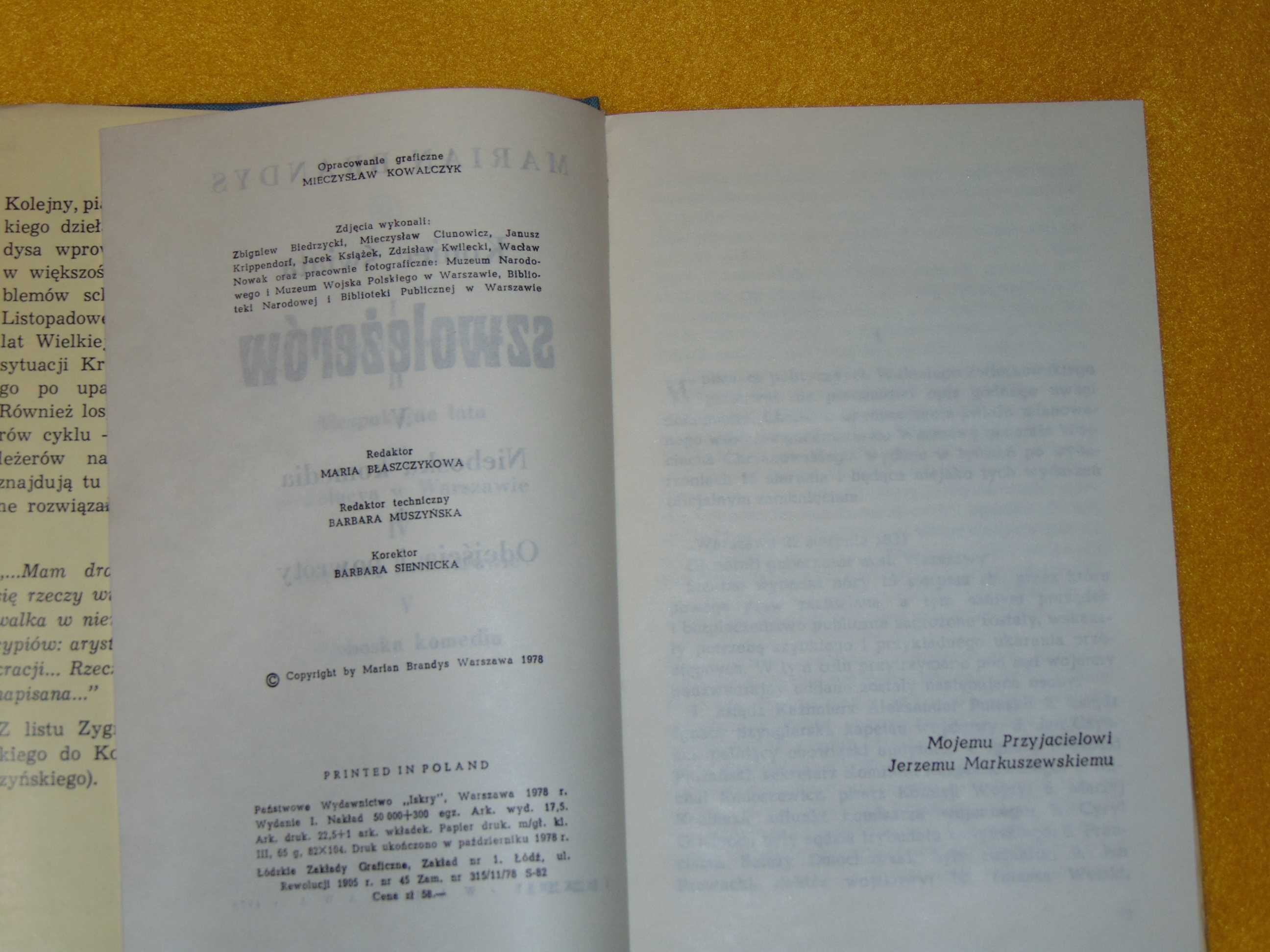 Koniec świata szwoleżerów - 5 tom - Marian Brandys