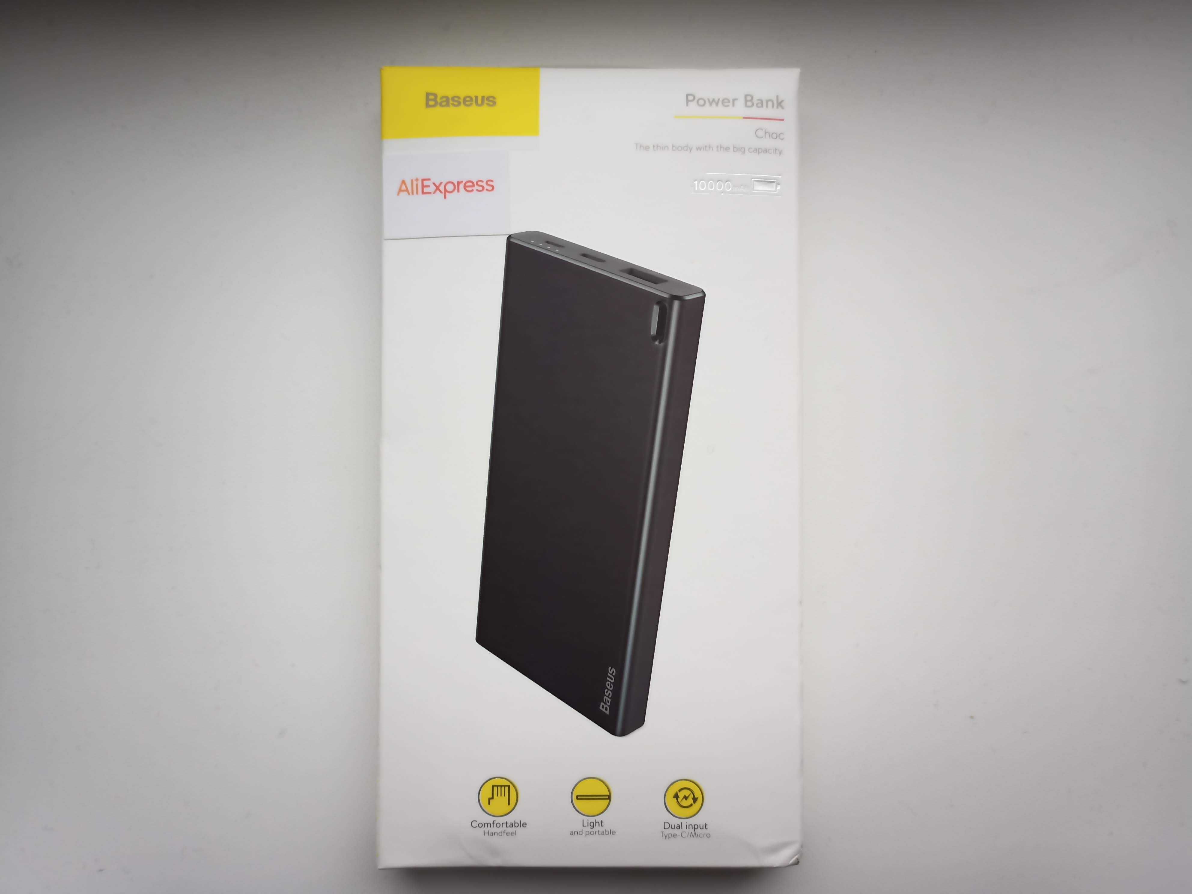 Павербанк Power Bank 10000 Baseus Choc (37 Втч)