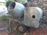 Betoneira diesel motor Lister