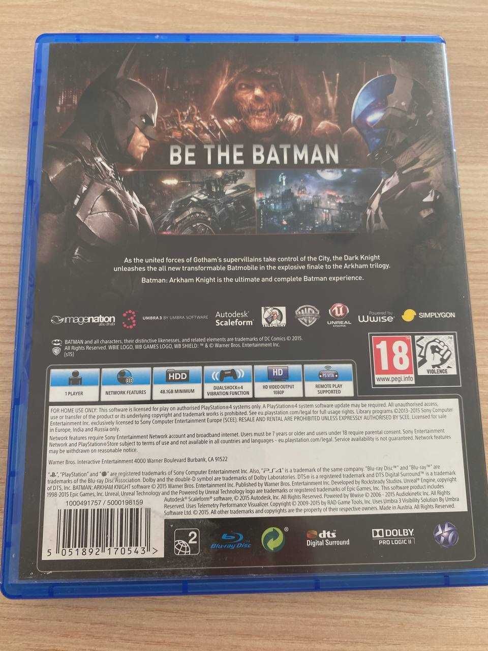 Batman Arkham Knight на PS4 русские субтитры (В ИДЕАЛЕ)