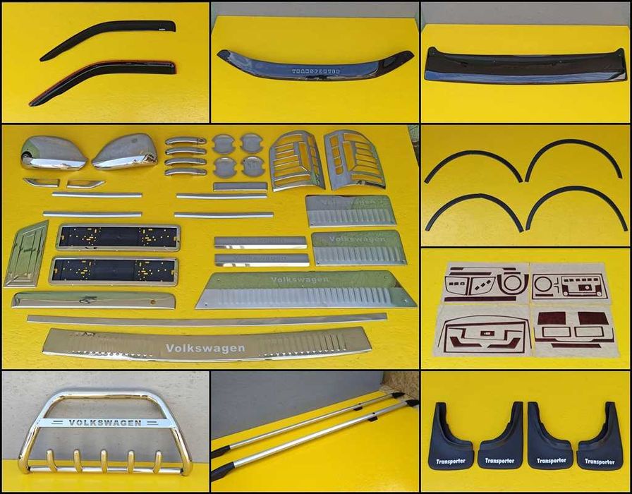 Рамки номерного знака (хром) Vivaro Caddy T6 Vito Sprinter 15-23р