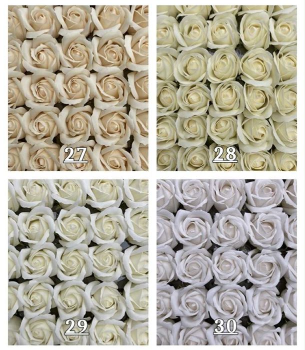 Mydlane kwiaty - całe paczki