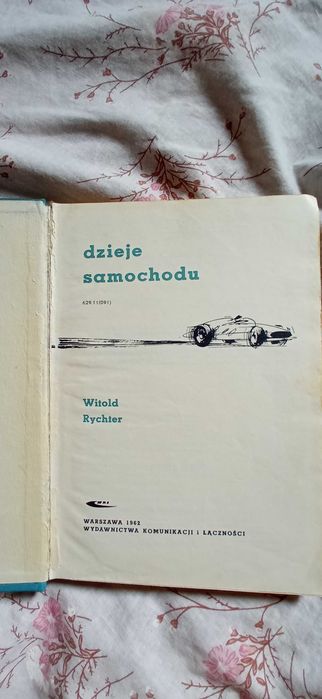 Książka "Dzieje samochodu" Witold Rychter