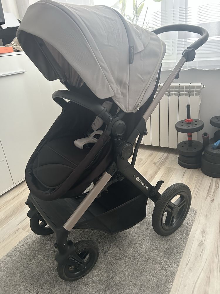 Wózek wielofunkcyjny 3 w 1 MOOV 2 AIR Kinderkraft z fotelikiemMINK PRO