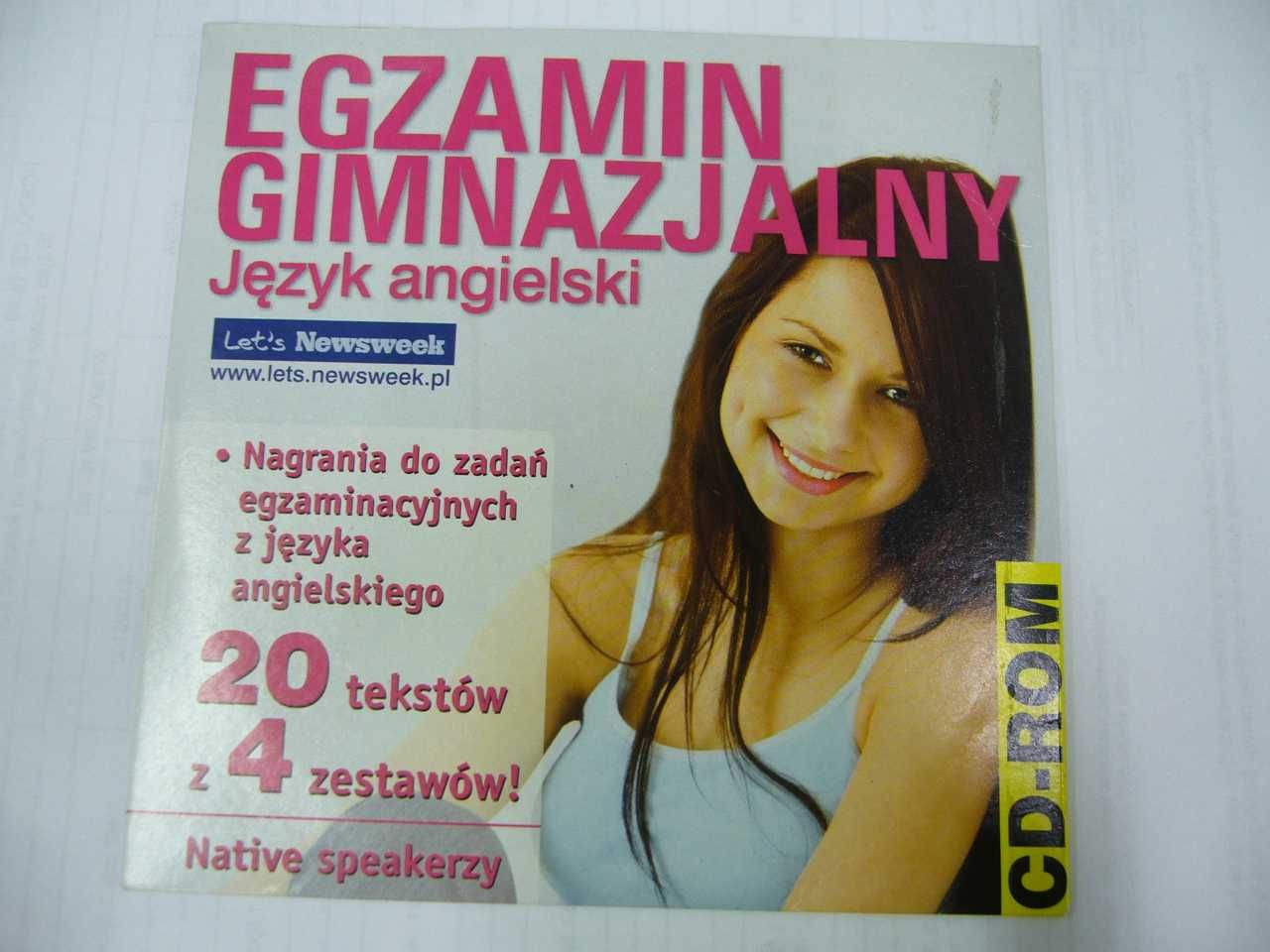 Język angielski, Egzamin gimnazjalny, płyta CD-ROM