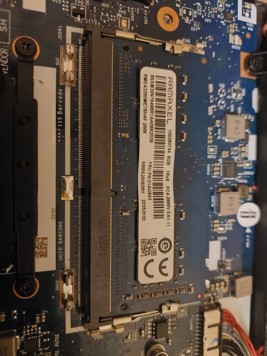 RAMAXEL 100280744 8GB 1Rx8 PC4-2666V-SA1-11