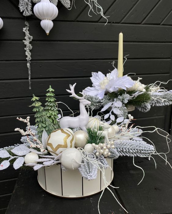 Новорічний набір в білих тонах