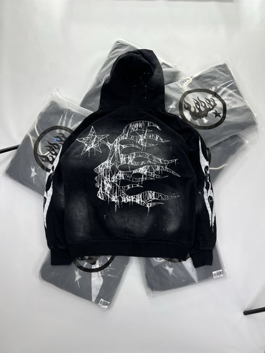 Зіпка Hellstar кофта худі zip hoodie хелстар y2k sk8 drill