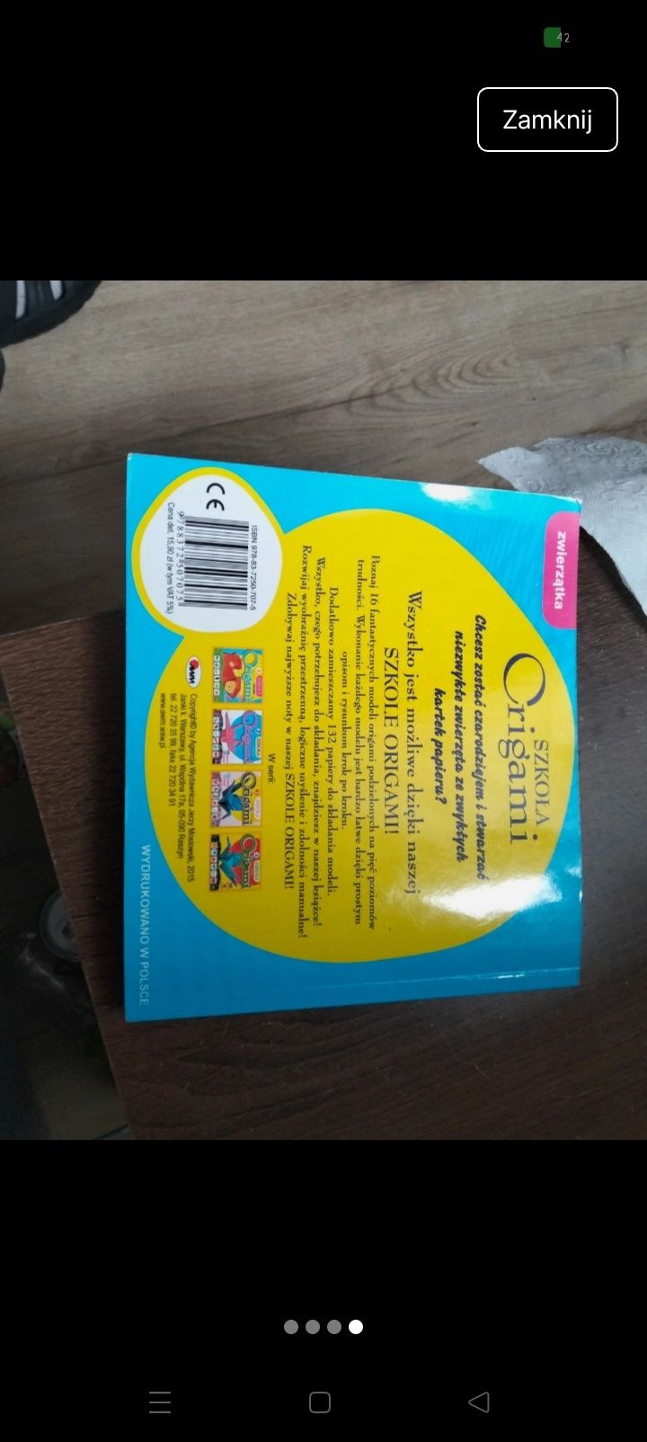 Książka origam dla dzieci i