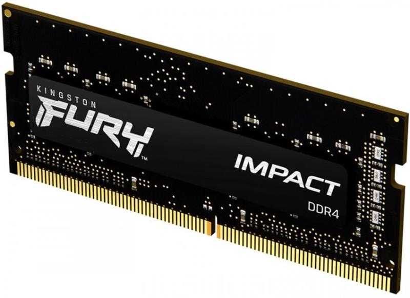 Kingston Fury SODIMM DDR4-3200 32GB Impact Black KF432S20IB/32