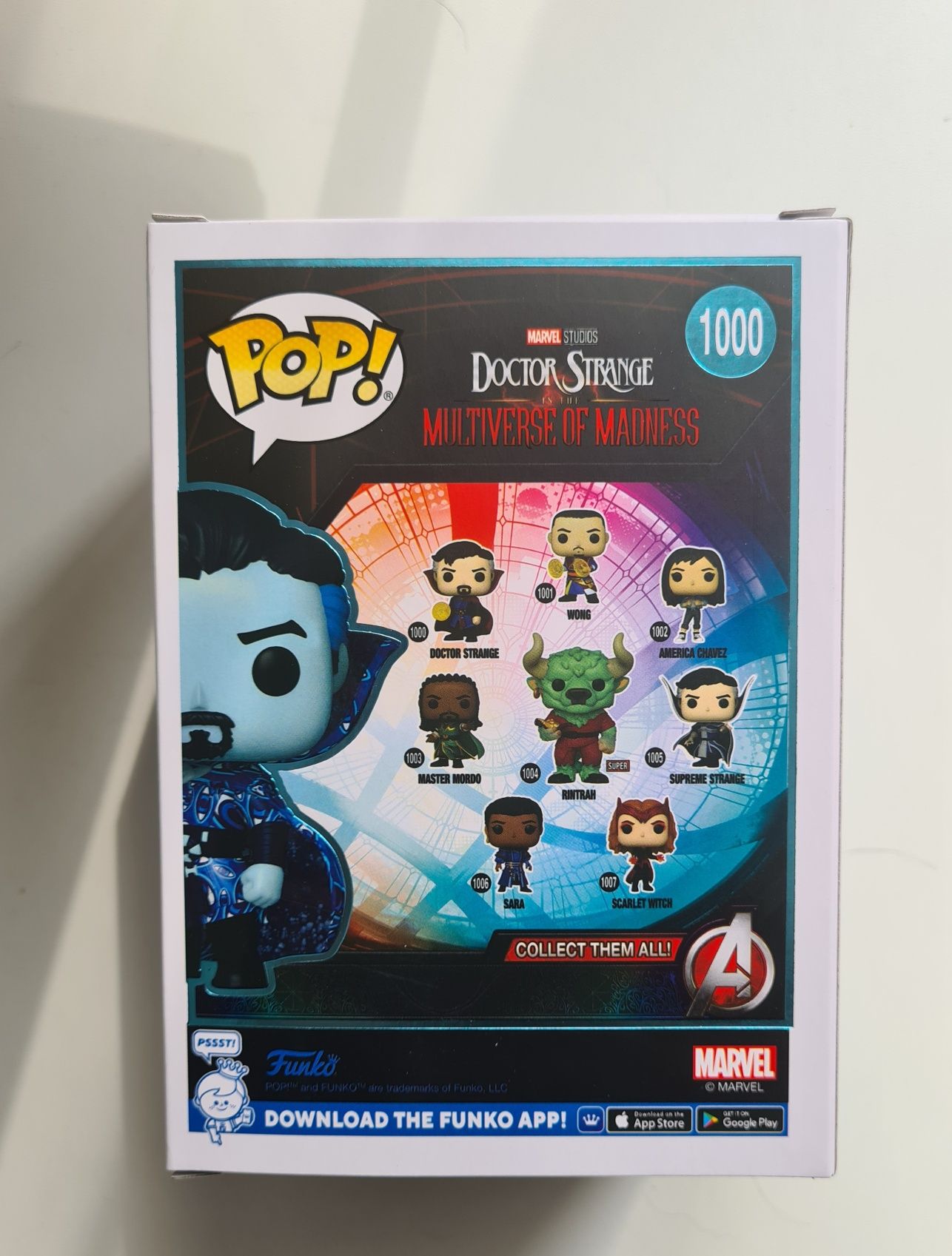 Funko Pop #1000 Doctor Strange Limited Chase Edition MoM Marvel