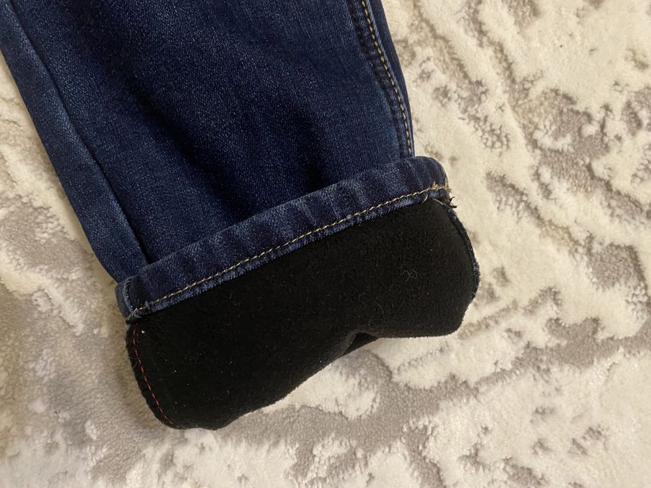 Чоловічі джинси утеплені на флісі розмір С
