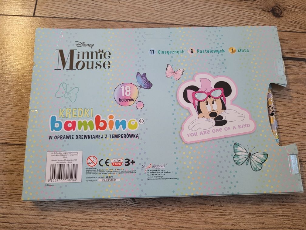 Kredki Bambino Myszka Minnie 18