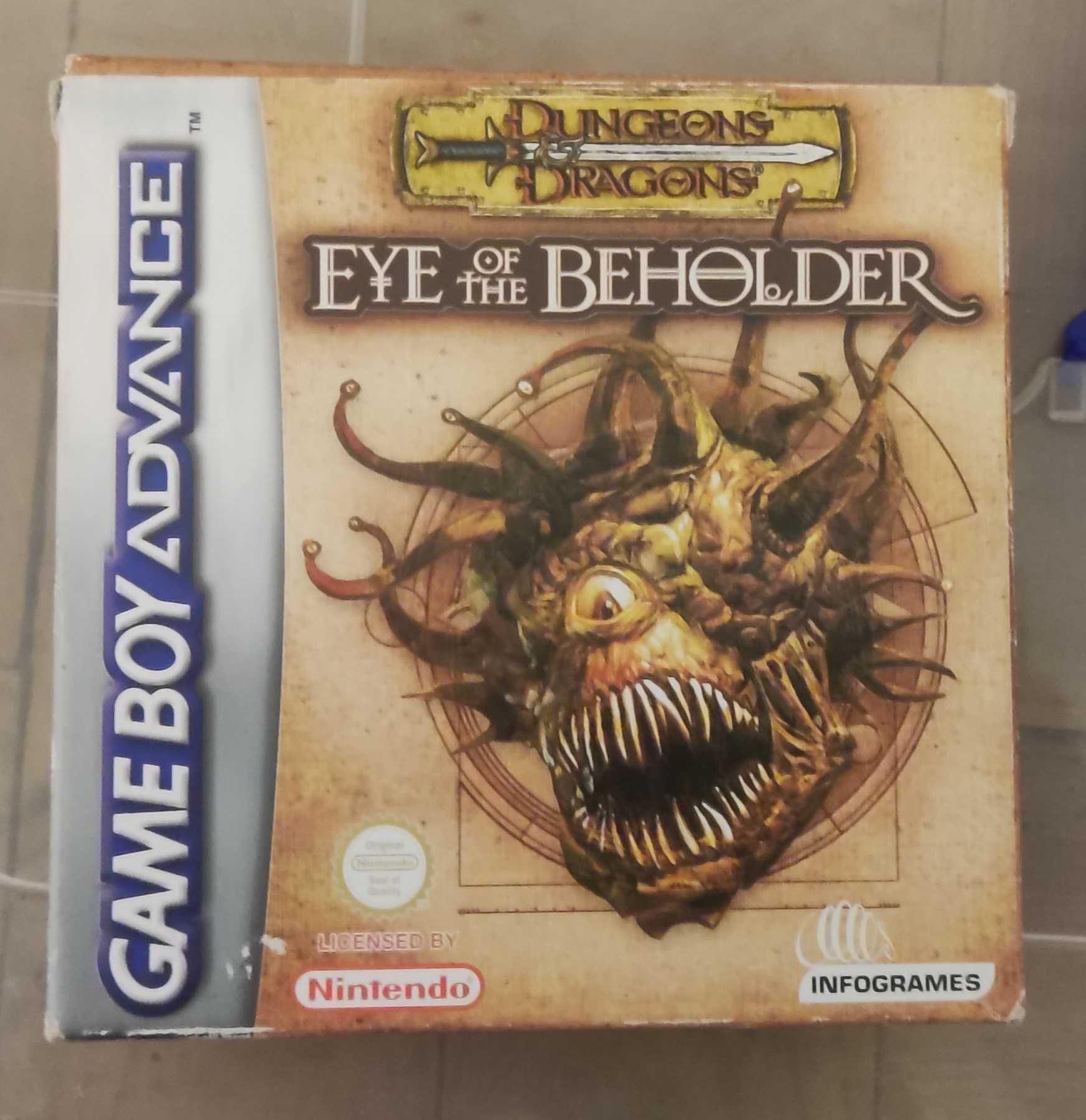 Dungeons & dragons eye of the beholder GBA (Completo,quase como novo)