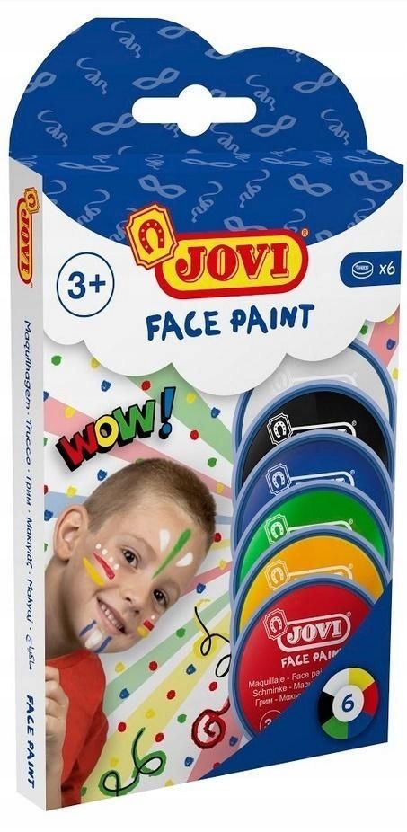 Farby Do Malowania Twarzy 6 Kolorów Jovi, Jovi