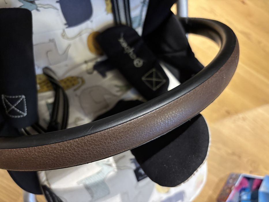 Wózek CYBEX EEZY S2+ Twist SLV Moon Black