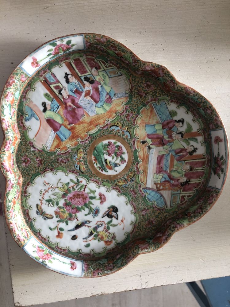 Unikatowy zestaw porcelana Chińska Kanton