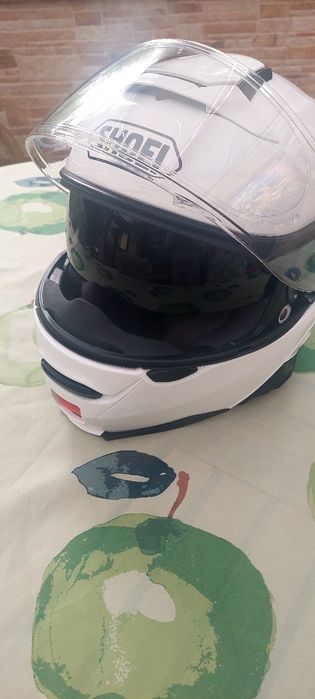 Kask motorowy biały  SHOEI Neotec II roz. S