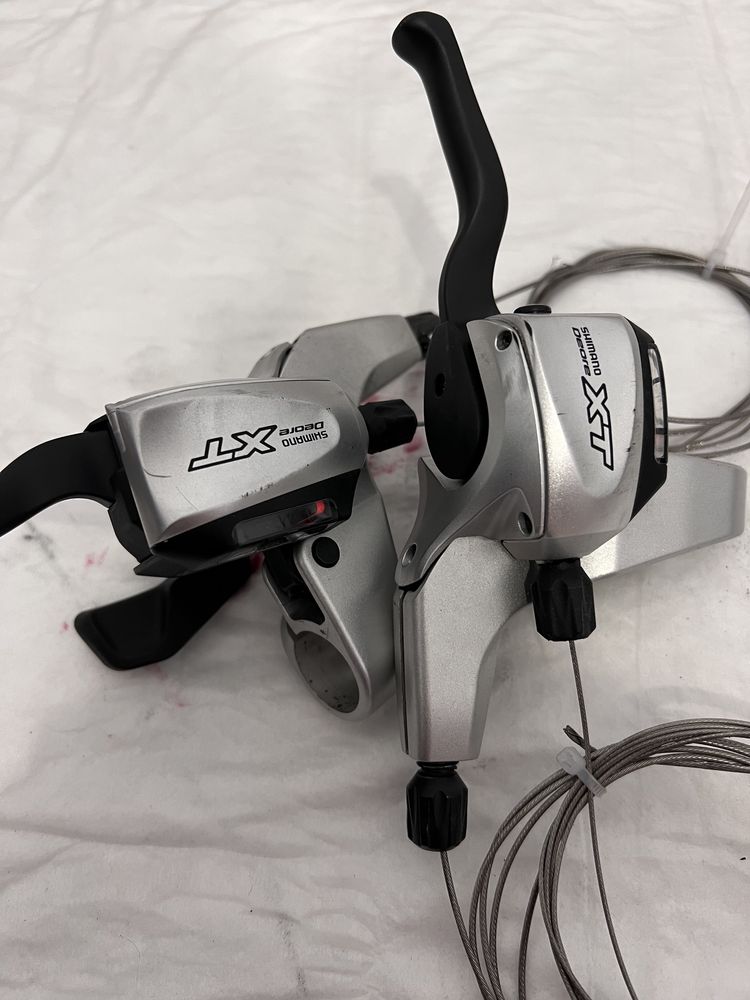 Klamki Manetki Shimano Deore XT Dual Control 3x9 polecam