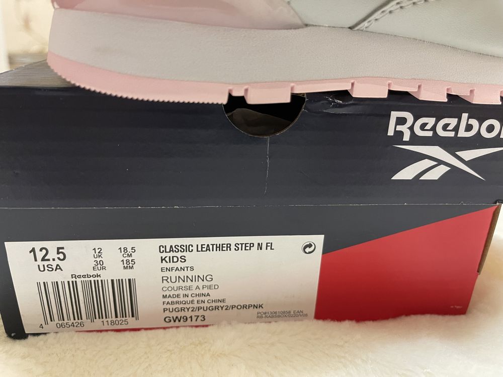 Кросівки Reebok US12,5 GW9173 19,5 см