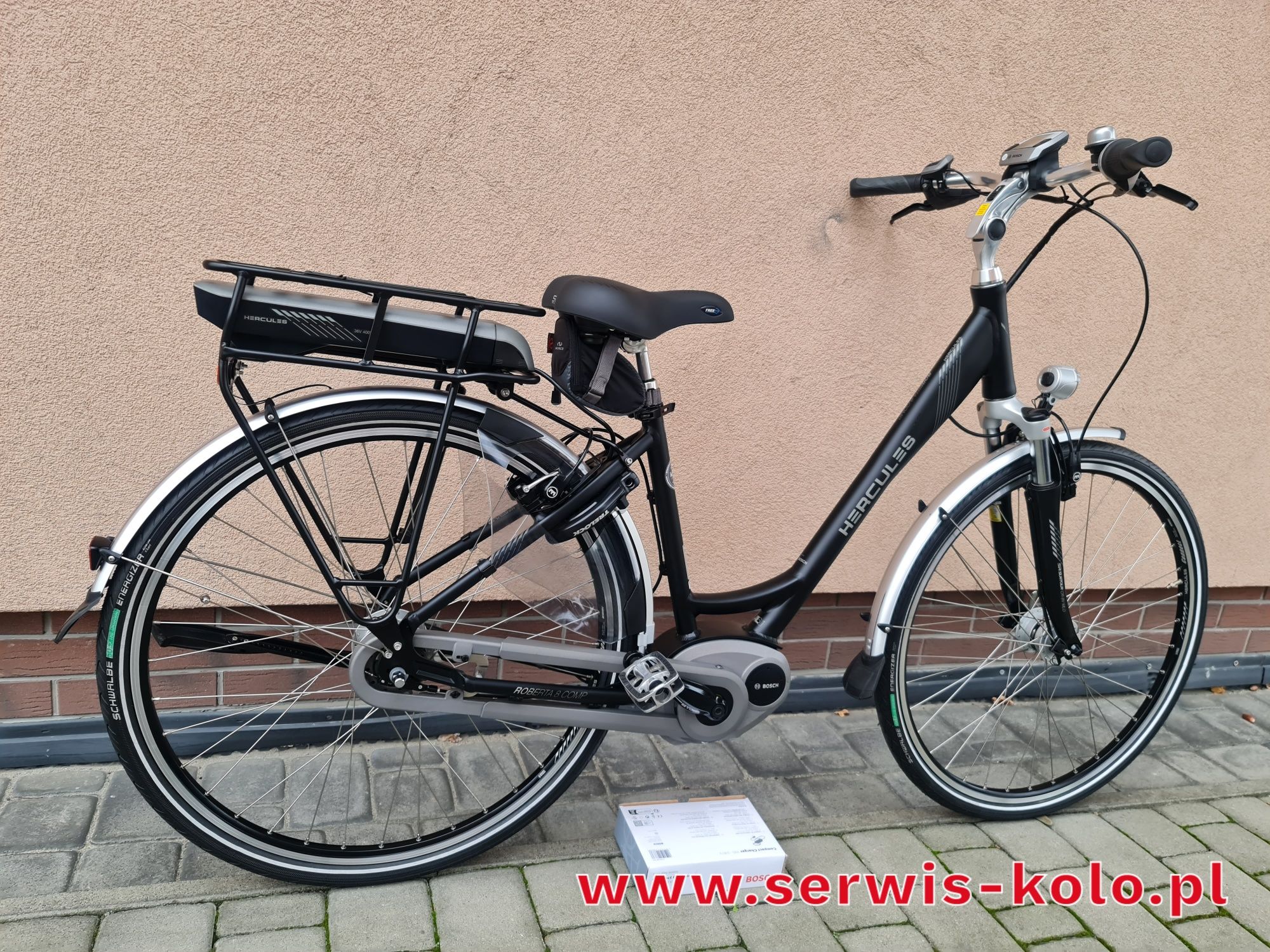 Rower damski damka elektryczny BOSCH HERCULES koła 28 SHIMANO NEXUS