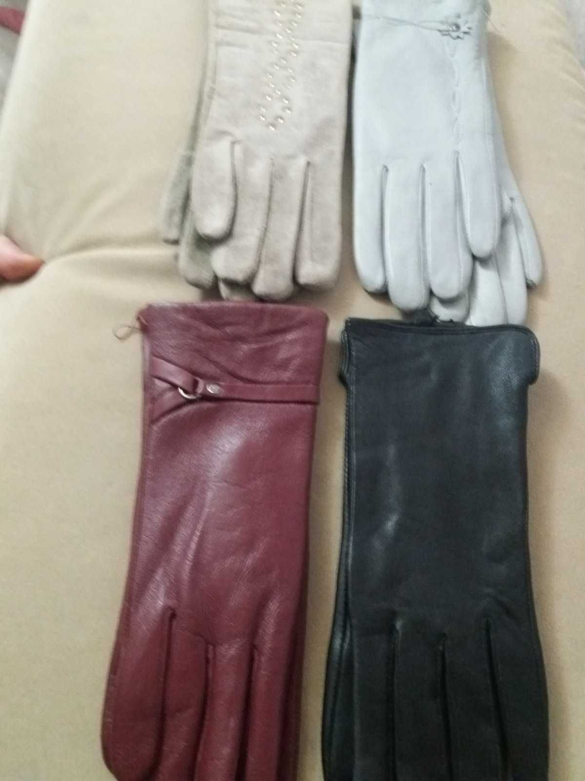 Кожа перчатки рукавиці
