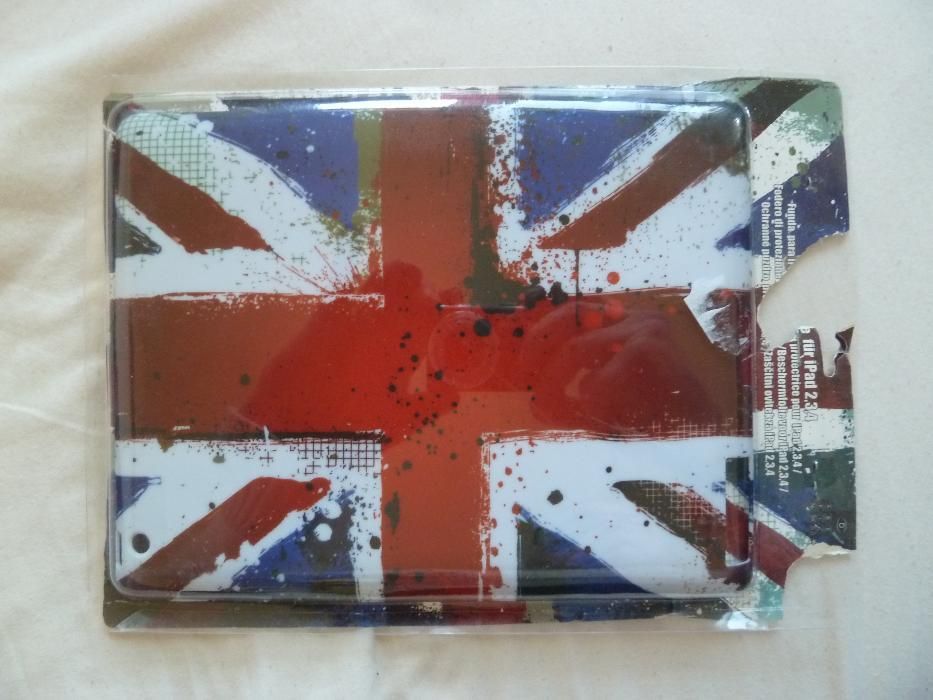 Etui ochronne dla tabletu iPad 2, 3, 4  Motyw: flaga Wielkiej Brytanii