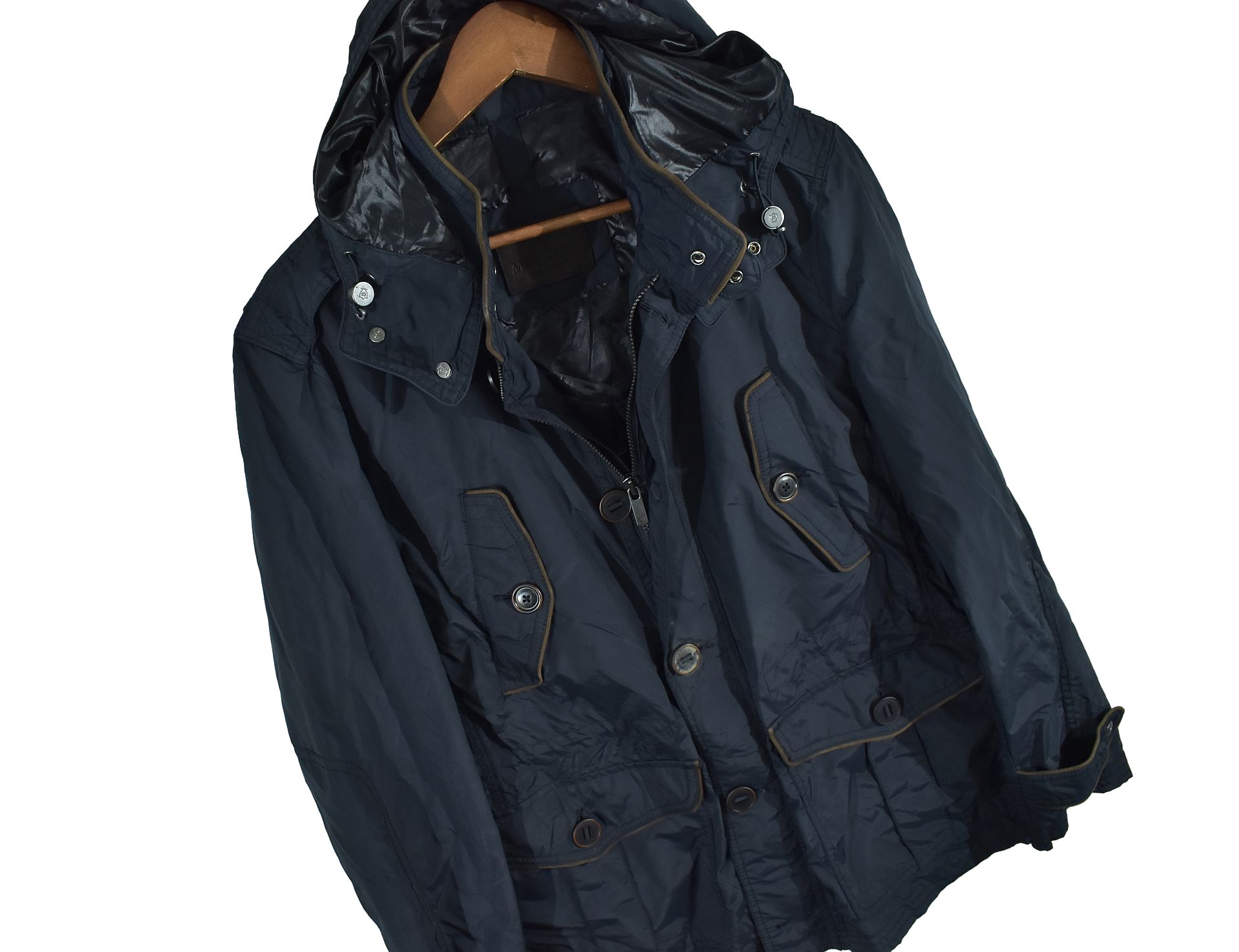 Massimo Dutti Lekka Kurtka Męska Z Kapturem M