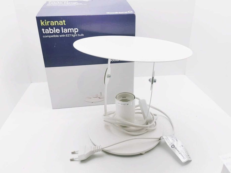 Lampa GOODHOME Lampa biurowa KIRANAT E27 BIAŁA