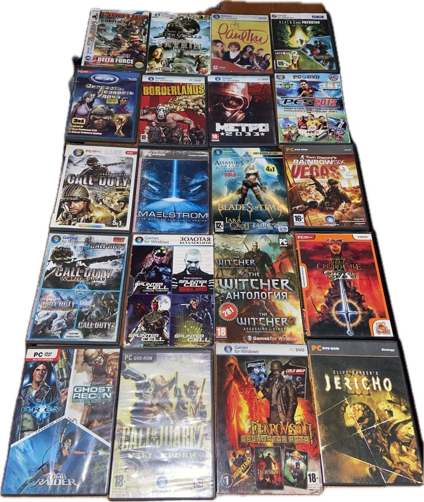 Игровые диски на ПК