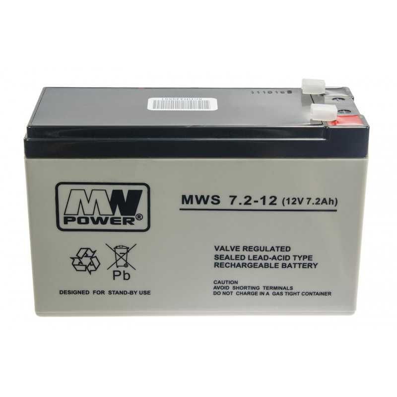 Bateria MPL MWS 7.2-12 12V 7.2AH Painéis de controle,UPS etc..