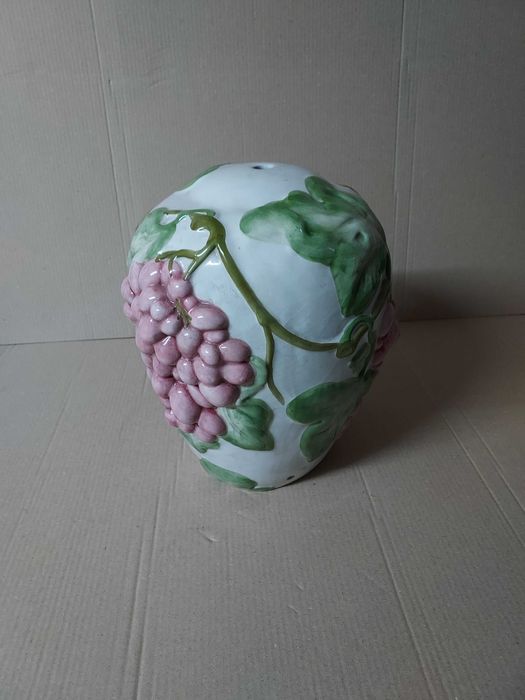 Base candeeiro com uvas