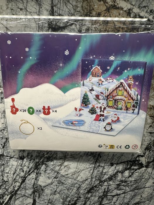 Адвент календар з прикрасами