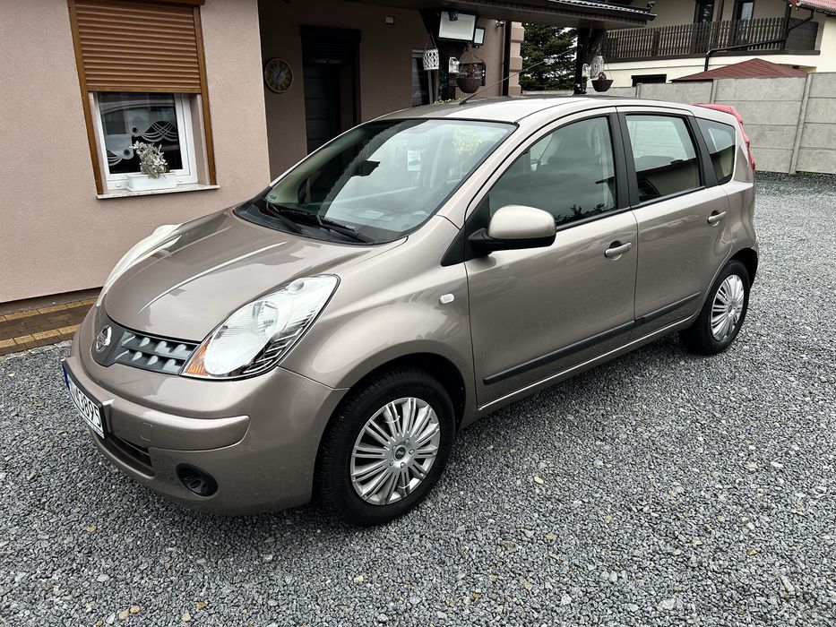 Nissan Note 1.6 benzyna, łańcuch, 2007r. Klima, org.przeb.183tyś